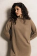 Жіноча трикотажна міді сукня Seventeen L-XL Капучино (2000000185958) - зображення 2