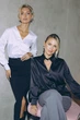 Жіноча сорочка з шовку Армані зі зйомним коміром Seventeen XXL-3XL Чорний (2000000200354) - изображение 4