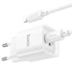 Мережевий зарядний пристрій Hoco C147A Type-C Lightning PD20W QC3.0 швидка зарядка Білий - зображення 2