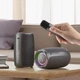 Портативна Bluetooth колонка ZEALOT S61M чорного кольору з LED підсвічуванням та вбудованим мікрофоном для прослуховування музики та дзвінків - зображення 2