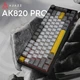 Клавиатура Ajazz AK820 Pro Flying Fish Switch Purple RGB USB/Wireless/Bluetooth UA Purple (AK820PRO-FF-PWB) - изображение 2