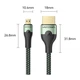 Кабель мультимедійний HDMI M to HDMI micro M 2.1m V2.0 8K 60Hz green VENTION (AGKGH) - зображення 3