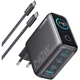 Зарядное устройство Anker Laptop GaN 140W 3xUSB-C PD3.1 + USB-A + display + cable Black (B2697GZ1) - изображение 1