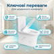 Унитаз моноблок Insana71х39х77см безободочный для квартиры дома гостиницы cersanit санфаянс напольный белый - изображение 2