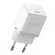 Сетевое зарядное устройство 20W Baseus Palm Type-C Fast Charger быстрая зарядка PD/QC + кабель Type-C to Type-C 60W (20V/3A) 1m P10111602213-01 Moon White - изображение 4