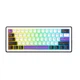 Клавіатура Hator Hellyberry HK60 Mechanical Linear RGB Wireless/Bluetooth/USB UA White/Violet (HK60_wireless) (343909) - зображення 1
