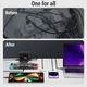 Зарядний пристрій ASOMETECH ASGaN-016 140Wmax GAN PowerDisplay (PPS, PD3.0, QC5) порти 3C+2A Black (44161) - зображення 5
