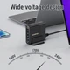 Зарядний пристрій ASOMETECH ASGaN-016 140Wmax GAN PowerDisplay (PPS, PD3.0, QC5) порти 3C+2A Black (44161) - зображення 7