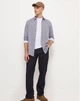 Футболка George чоловіча з коротким рукавом базова, розмір L крій Slim Fit біла - изображение 4
