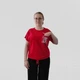 Футболка жіноча зав'язки кишеня M-L червоний - зображення 2