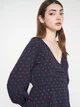 Блуза Vero Moda темно-синій в сердечка IRMIE932 M - изображение 4