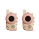 Дитячі рації KASHTANCHIK Zoo Walkie Talkie - 2 Dino pink - изображение 1