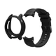 Комплект силіконовий для годинника Amazfit Balance чорний (чохол + ремінець 22 мм) - зображення 1