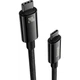Кабель Baseus Tungsten Gold Fast Charging Data Cable Type-C to Type-C 240W 2 м Black - изображение 3