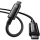 Кабель Baseus Tungsten Gold Fast Charging Data Cable Type-C to Type-C 240W 2 м Black - изображение 4