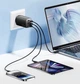 Мережевий зарядний пристрій Essager 67W GaN Travel charger Black - зображення 7