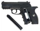 Пневматичний пістолет Win Gun 305 полімер + ВВ Куля 500шт и балон СО2 4шт - зображення 3