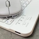 Беспроводной комплект Primo NB03 Bluetooth клавиатура и мышка - White - изображение 5
