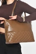 Сумка женская из экокожи цвета хаки Fashion (210604) - изображение 2