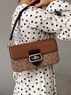 Женская сумка Coach Morgan бежевый кросс боди Premium - изображение 2