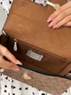 Жіноча сумка Coach Morgan молочний крос-боді Premium - зображення 7