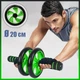 Фитнес колесо для мышц пресса DOUBLE WHEEL ABS HEALTH ABDOMEN ROUND до 120 кг, с прорезиновыми колесами и мики-ковриком - изображение 4