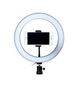 Кольцевая LED лампа d30см 20W 3200К - 6500К Ring Light YQ-320B с держателем телефона и регулировкой на 360 градусов - изображение 2