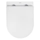 Унітаз підвісний безобідковий Kroner Harz WHI493736 RIMLESS з сидінням Slim Duroplast / Soft-close / Quick relase (KH493736WHIR) - изображение 9