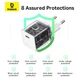 Зарядное Устройство Baseus Baseus Palm Fast Charger Type-C 30W + Кабель Type-C-Type-C 60W (1m) white - изображение 6
