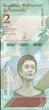 Банкнота Венесуэла 2 боливар 2018 г. UNC - изображение 1
