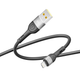 Кабель USB Ridea RC-XS51 X-Silicone Lightning 12W 1.2m Чорний - зображення 7