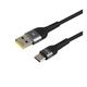 Кабель для заряджання USB Ridea RC-XS51 X-Silicone USB/Type C 60W (20V/3A) 1.2m Чорний - зображення 8