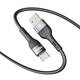Кабель для зарядки и обмена данными USB YOKI YK-EX11 EXTRA Series USB/Type C 60W (3A/20V) 1.2m Black - изображение 11