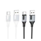 Кабель для заряджання USB Borofone BX101 Creator USB/Type C 3A 1 метр Білий - зображення 2