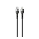 Кабель для заряджання USB Ridea RC-XS51 X-Silicone Type-C to Lightning 30W (10V/3A) 2m Чорний - зображення 1