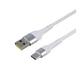 Кабель для зарядки USB Ridea RC-XS51 X-Silicone USB/Type C 60W (20V/3A) 0.25m Белый - изображение 4