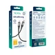 Кабель для зарядки USB Ridea RC-US42 UltraStrong Type-C to Lightning 30W (10V/3A) 1.2m Черный - изображение 3