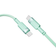 Кабель USB Ridea RC-CP43 ColorPro Type-C to Type-C 60W 1.2m Зелений - зображення 6