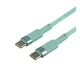 Кабель USB Ridea RC-CP43 ColorPro Type-C to Type-C 60W 1.2m Зелений - зображення 7