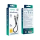 Кабель для зарядки USB Ridea RC-US42 UltraStrong Type-C to Lightning 30W (10V/3A) 0.25m Черный - изображение 2