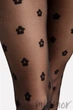 Колготки с цветочным принтом Fiore SPRING 20 den 3 Nero - изображение 3