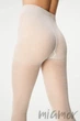 Колготки хлопковые ажурные GIULIA Tracery 90 model 2 3 Powder Puff (Молочный) - изображение 2