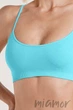 Бюстгальтер-Топ в рубчик GIULIA CAMI TOP RIB SKY BLUE L/XL Блакитний - зображення 3