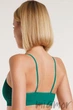 Бюстгальтер-Топ в рубчик GIULIA CAMI TOP RIB EMERALD S/M Бірюзовий - зображення 6