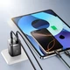 Сетевое зарядное устройство Essager 33W GaN Dual Port Type-C + USB-A Быстрая зарядка PD3.0+QC3.0 Цифровой дисплей ECT33W-GMB01-Z Black - изображение 3