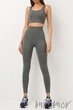 Легінси безшовні з подвійним Push Up ефектом GIULIA Leggings SPORT Shape POPPY SEED S/M Темно-сірі - зображення 6