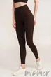 Легінси непрозорі безшовні GIULIA Leggings Energy CHOCOLATE S/M Темно-коричневі - зображення 1