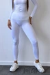 Легінси безшовні InSecret Leggings Basic 02 WHITE S/M Білі - зображення 2