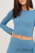 Топ-лонгслів безшовний з довгим рукавом Giulia Crop Top SPRING LAKE L/XL Блакитний - зображення 2