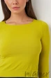 Tоп-лонгслив бесшовный с длинным рукавом Giulia Crop Top FRAGILE SPROUT L/XL Салатовый - изображение 3